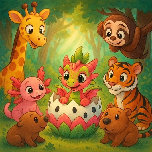 🐉 Die Geburt von Fruity Blaze – Ein Wunder aus dem Ei