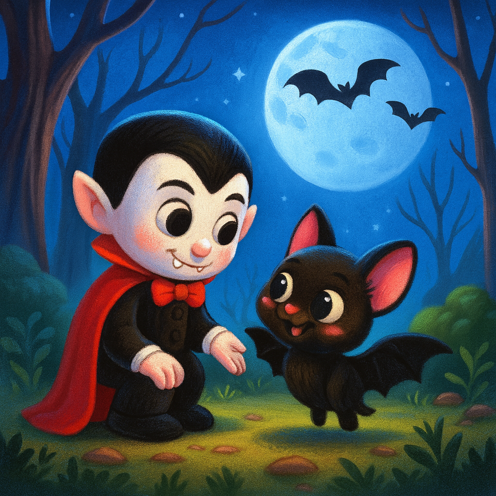 🦇 Kirschsaft & Freundschaft – Wenn Dracula leuchten lernt 🍒