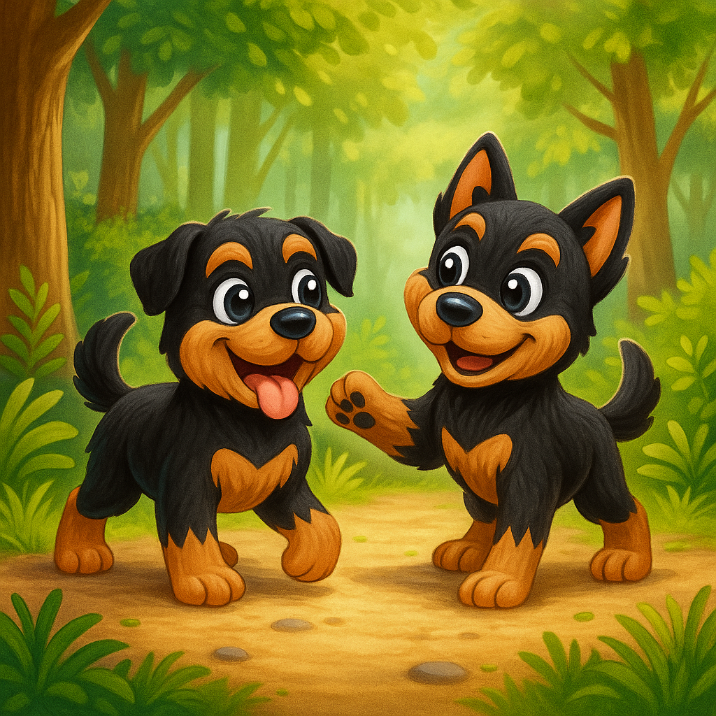 🐾 Pommés & Fritz – Das Abenteuer im verbotenen Wald 🌲