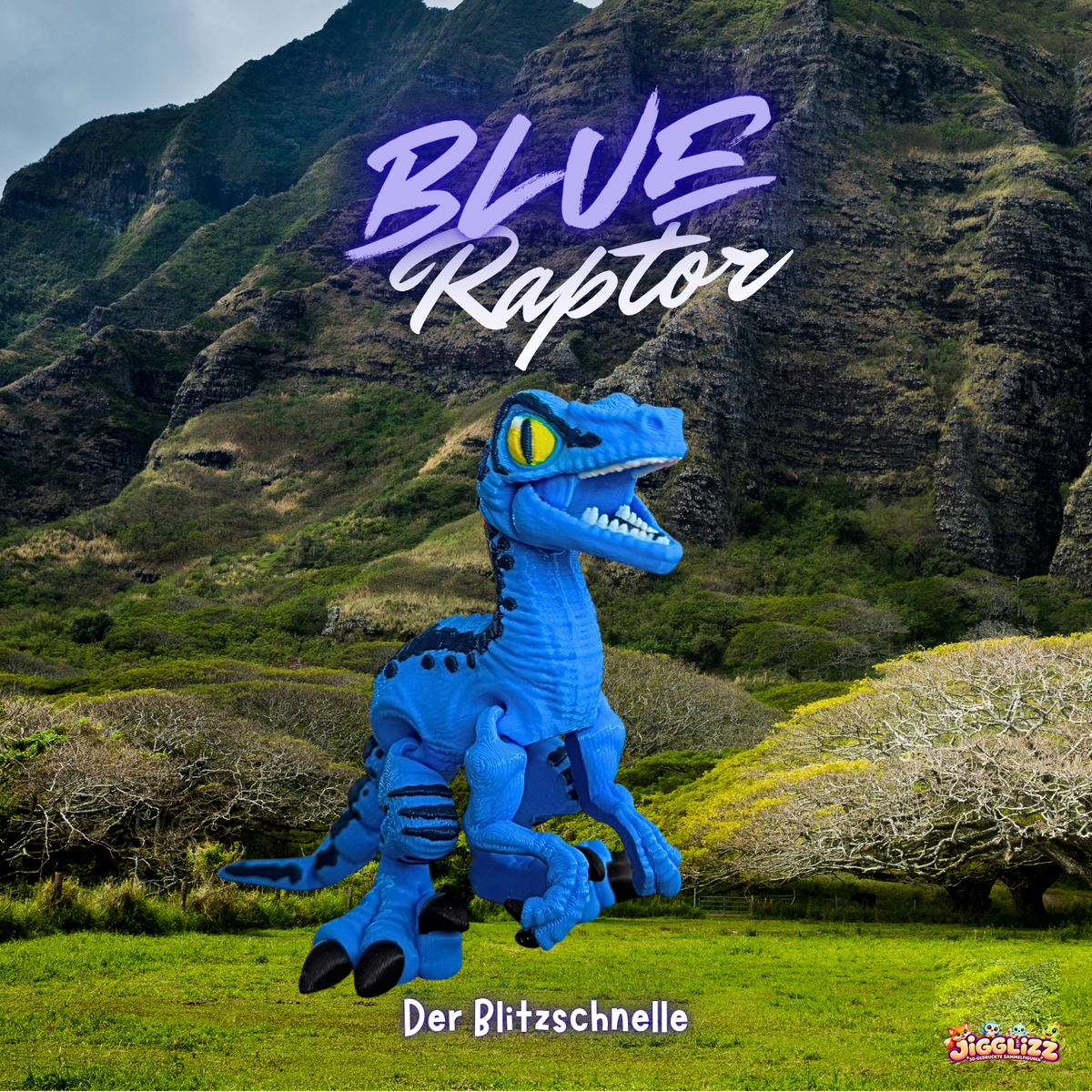 🦖 Blue Raptor – Der Blitzschnelle ⚡️
