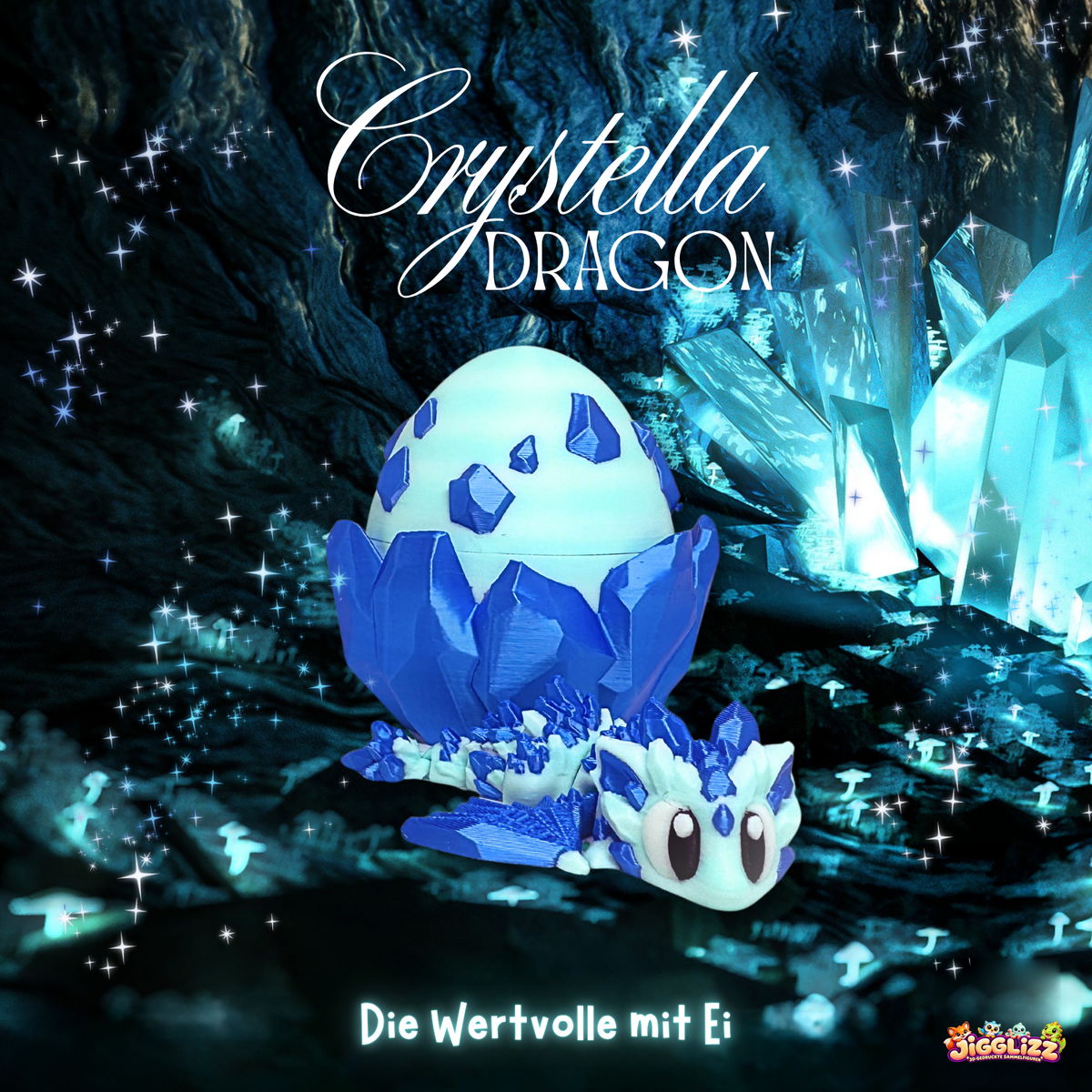 🐉 Crystella Dragon – Die Wertvolle (mit Ei)