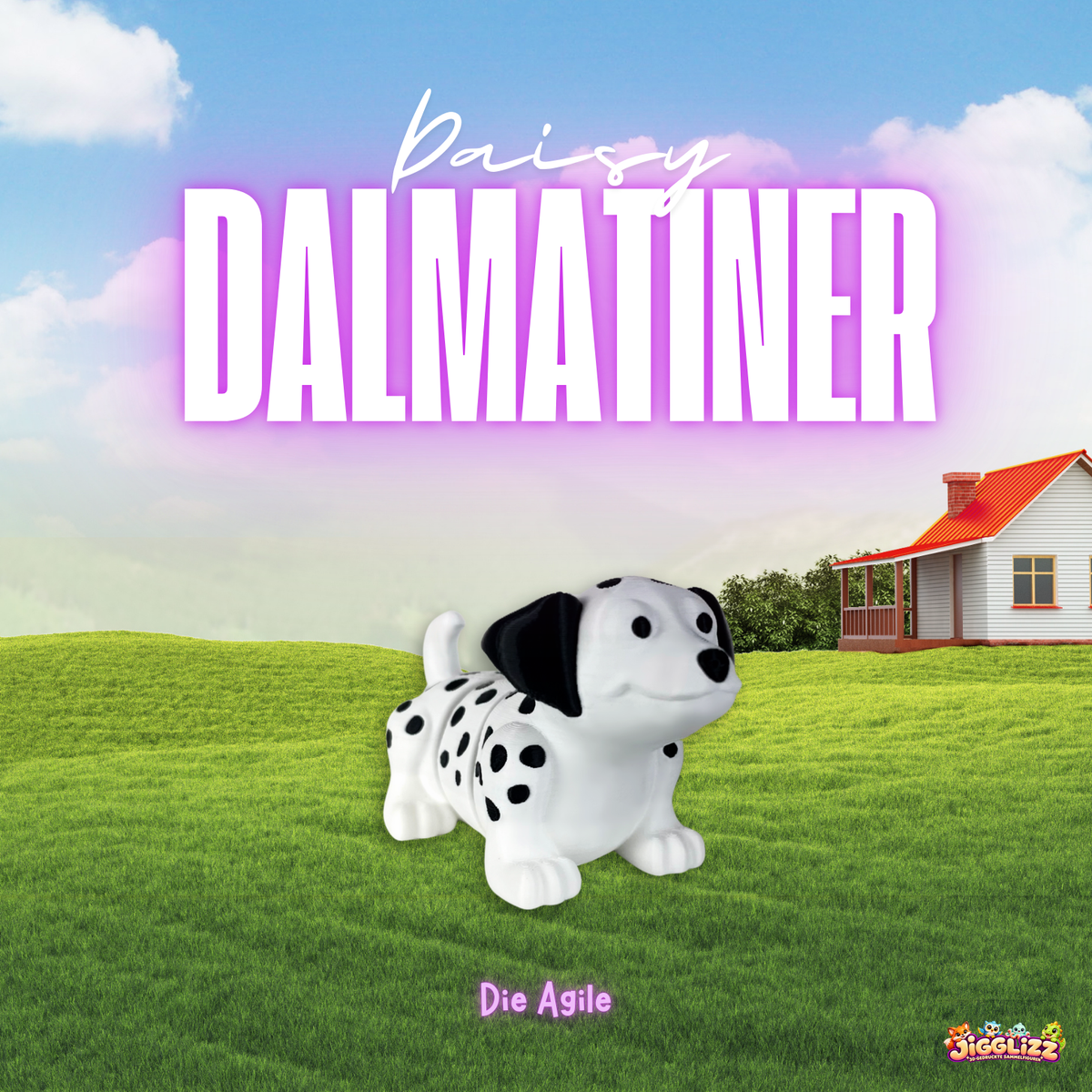 🐶 DAISY DALMATINER – Die Agile 🖤🤍