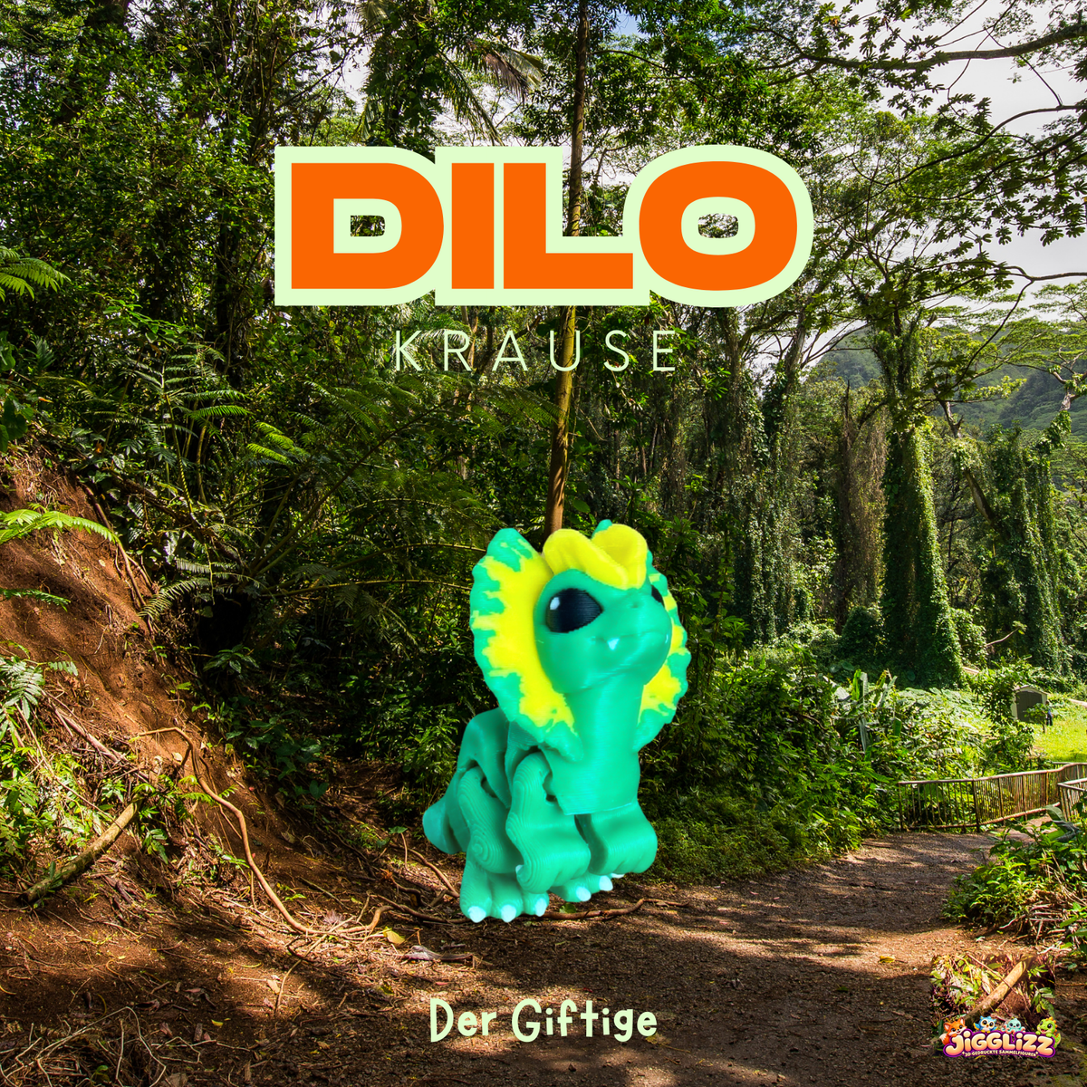 🦖 Dilo Krause – Der Giftige 🌿