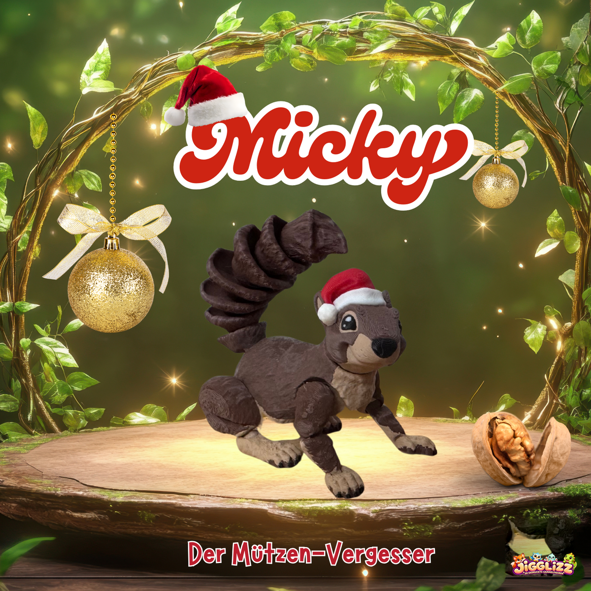 🐿🎅 Micky – Der Mützen-Vergesser