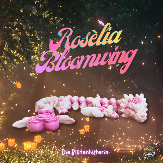 🌸🐉 Rosélia Bloomwing – Die Blütenhüterin