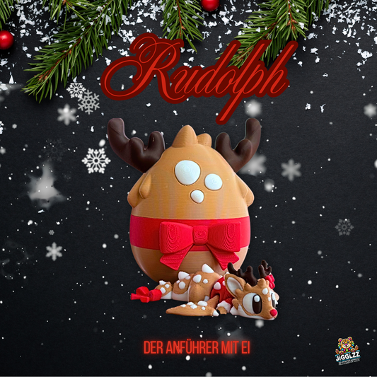 🎄 Rudolph – Der Anführer mit Ei 🦌🥚