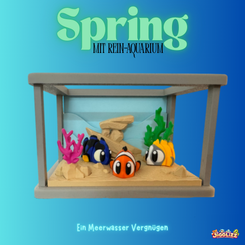 🐚 Spring-mitRein Aquarium – Das spritzige Zuhause!