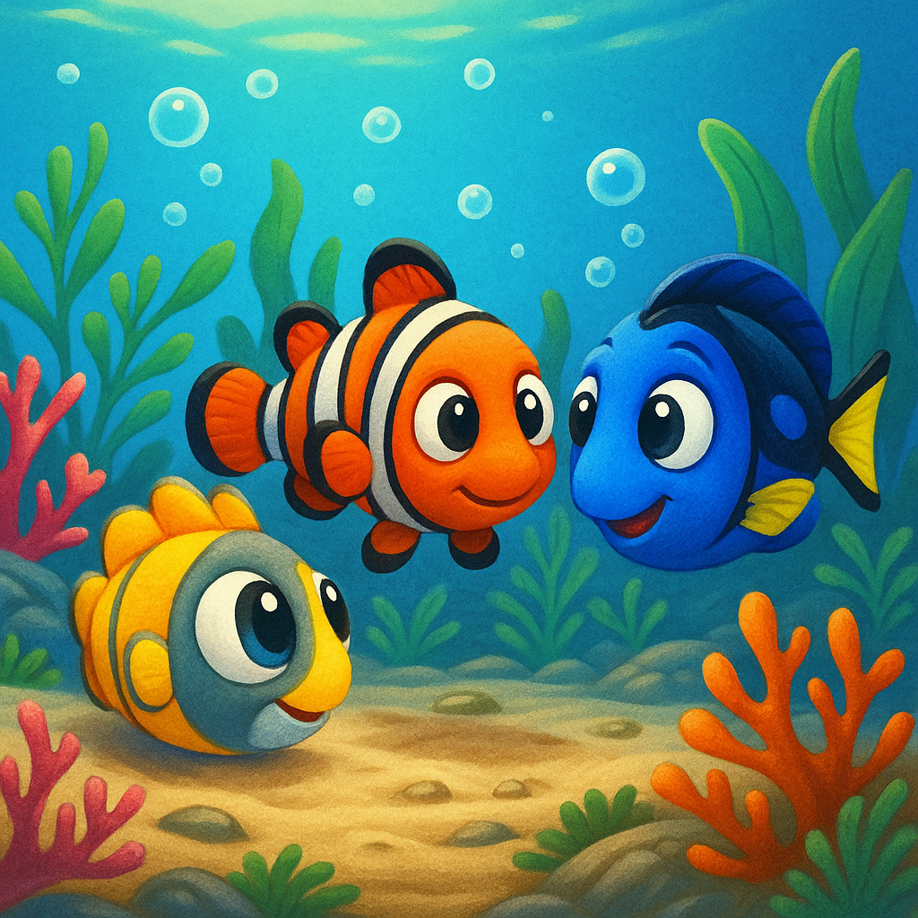 🐠 Freunde fürs Leben – Sunny, Nemozzo &  Bluey 🐠