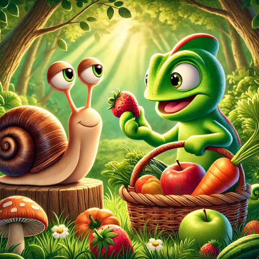 Sammy Snail und Felix Flex – Superkräfte aus Obst und Gemüse