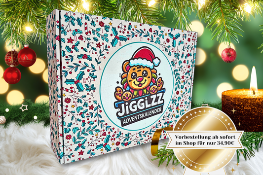 JIGGLIZZ Adventskalender 2025 – Limitierte Weihnachtsedition 🎄