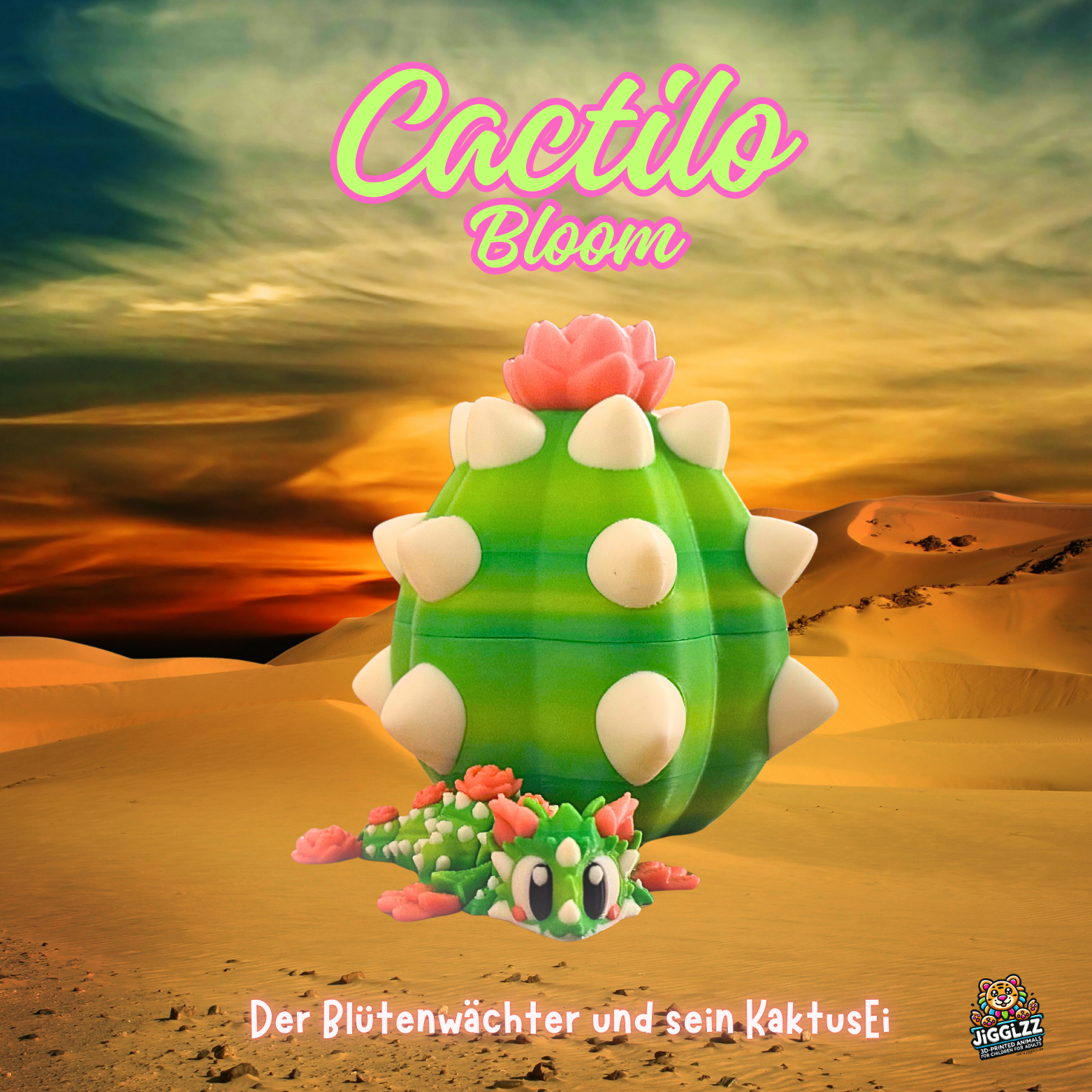 Cactilo Bloom  Der Kaktuswchter und sein Ei  JiggLizz - Winzig,  wundersam und voller Geheimnisse