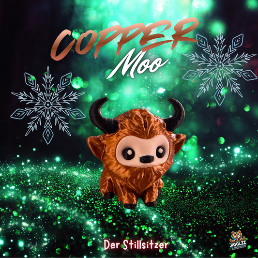 🐃✨ Copper Moo – Der Stillsitzer