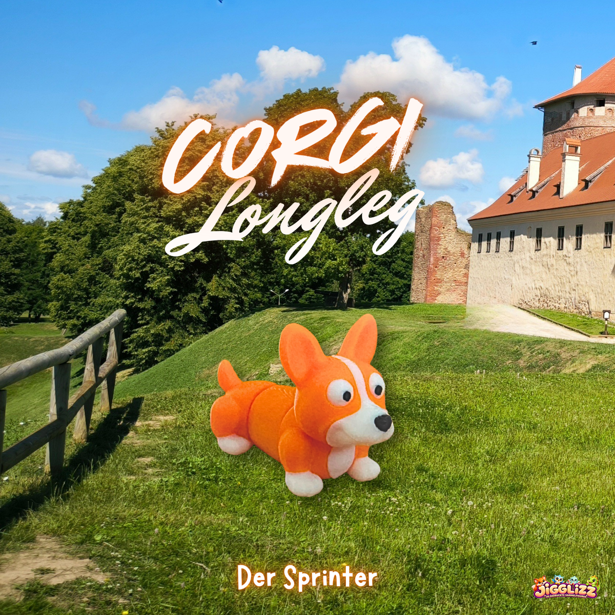 🚀🐾Corgi Longleg – Der Sprinter – ist die Blitzrakete im Jigglizz Wunderland! 🚀🐾
