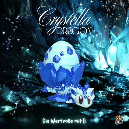 🐉 Crystella Dragon – Die Wertvolle (mit Ei)