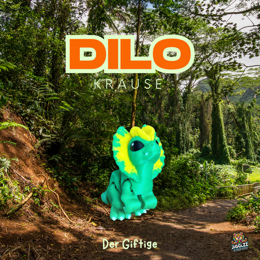 🦖 Dilo Krause – Der Giftige 🌿