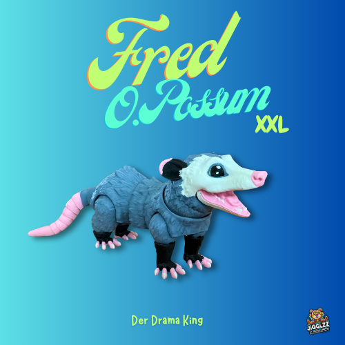 🐾 Fred O-Possum – Der Drama King 🐾 XXL