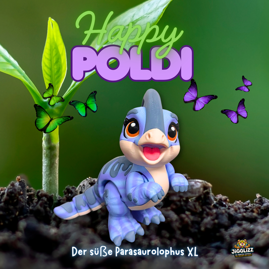 Happy Poldi – Der süße Parasaurolophus XL