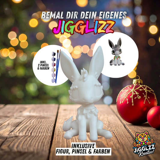 🐴✨ ESEL MIT LICHTERKETTE – Jigglizz Kreativ