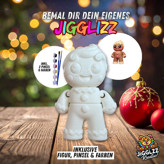 🟫  LEBKUCHENMANN – Jigglizz Kreativ