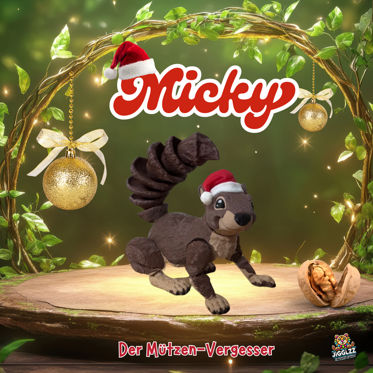 🐿🎅 Micky – Der Mützen-Vergesser