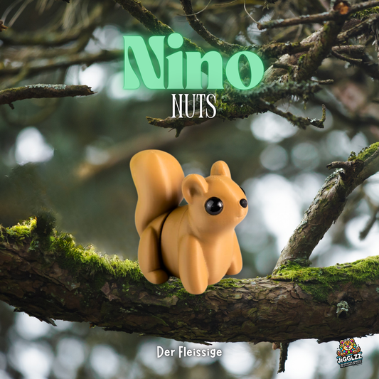🐿️ Nino Nuts – Der Fleißige 🐿️