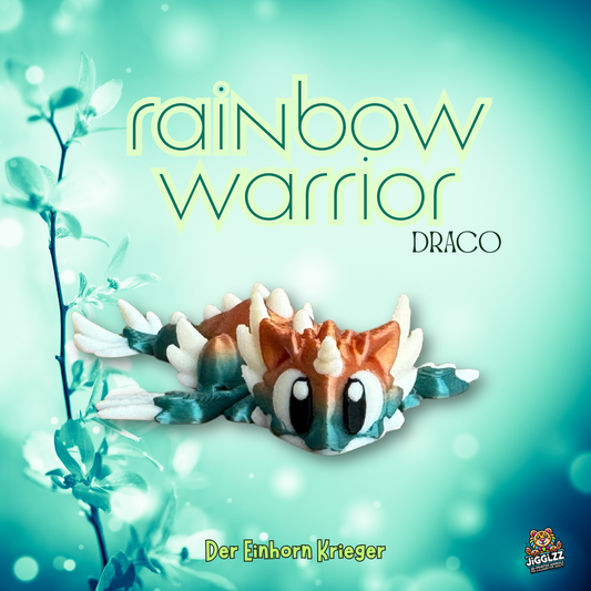 🌈 Rainbow Warrior Draco – Der Einhorn-Krieger