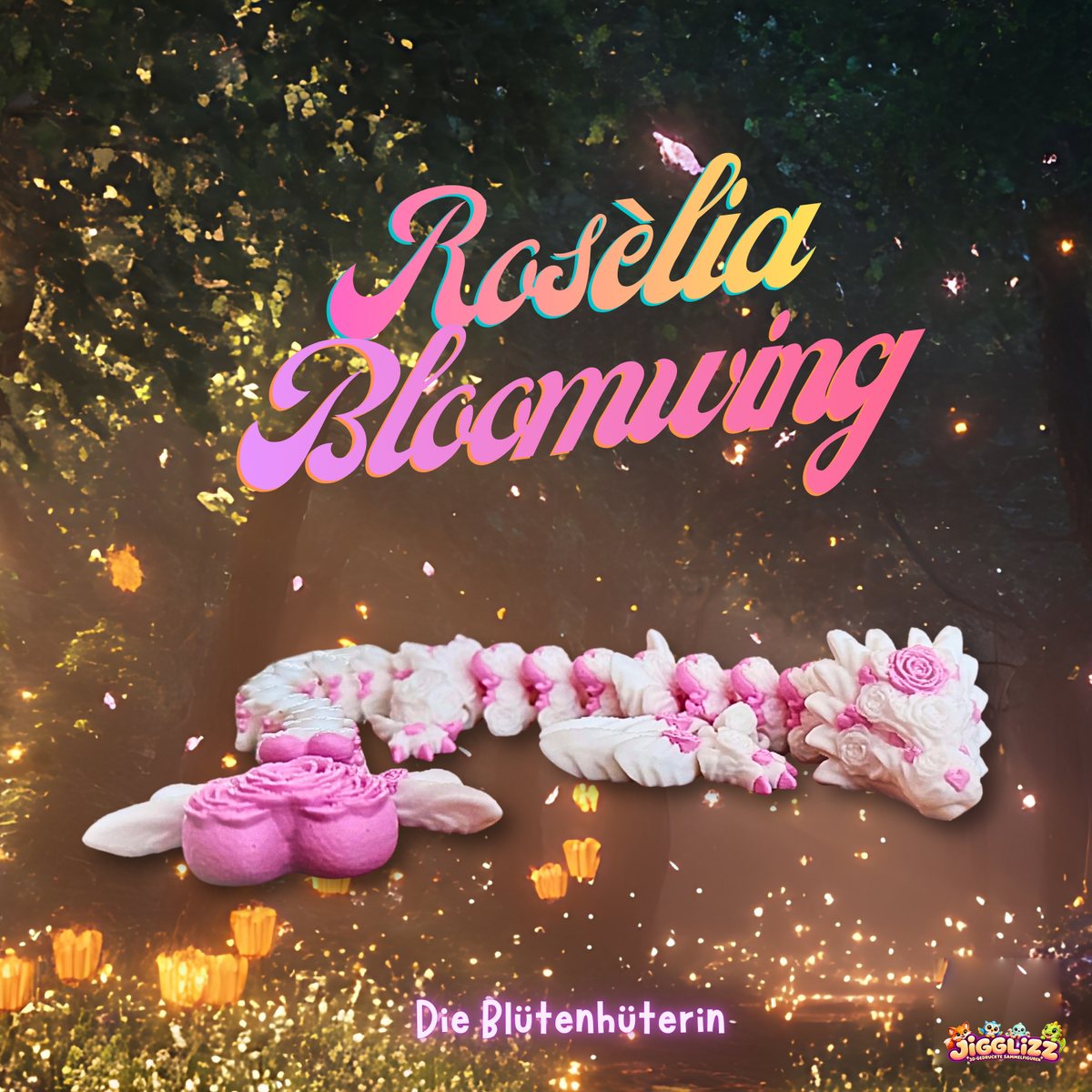 🌸🐉 Rosélia Bloomwing – Die Blütenhüterin