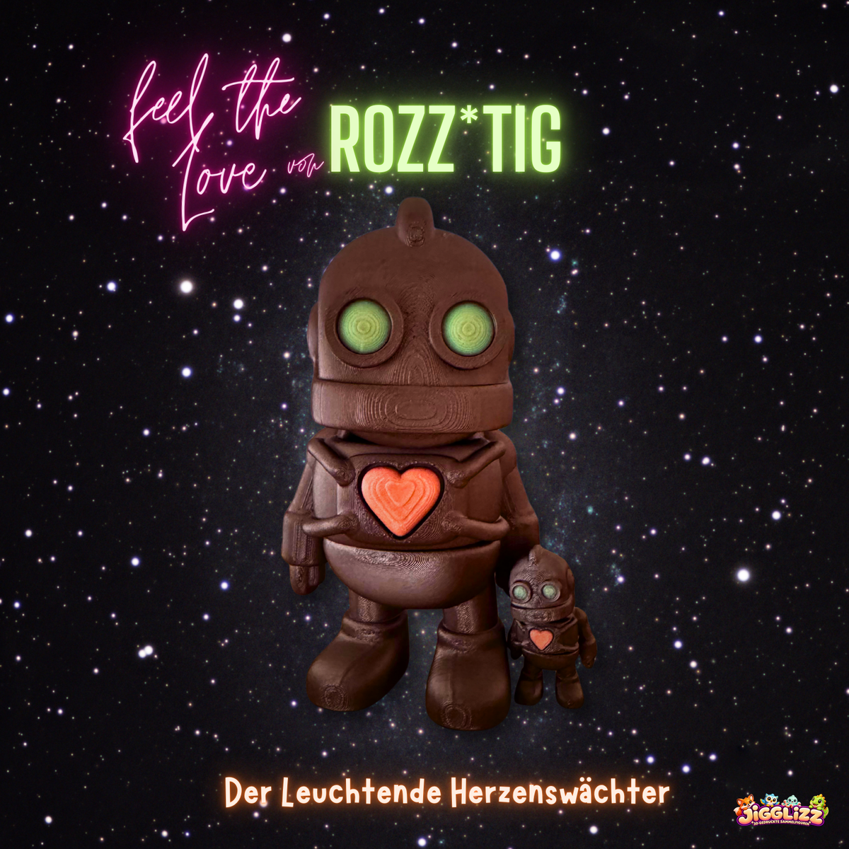 🤎✨ Rozz*tiG – Brown Metallic -Der Leuchtende Herzenswächter