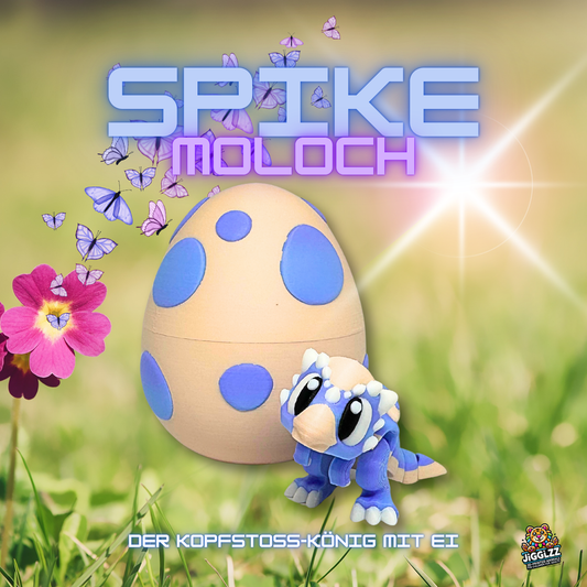 🦕 Spike Moloch – Der Kopfstoß-König mit Ei 🥚